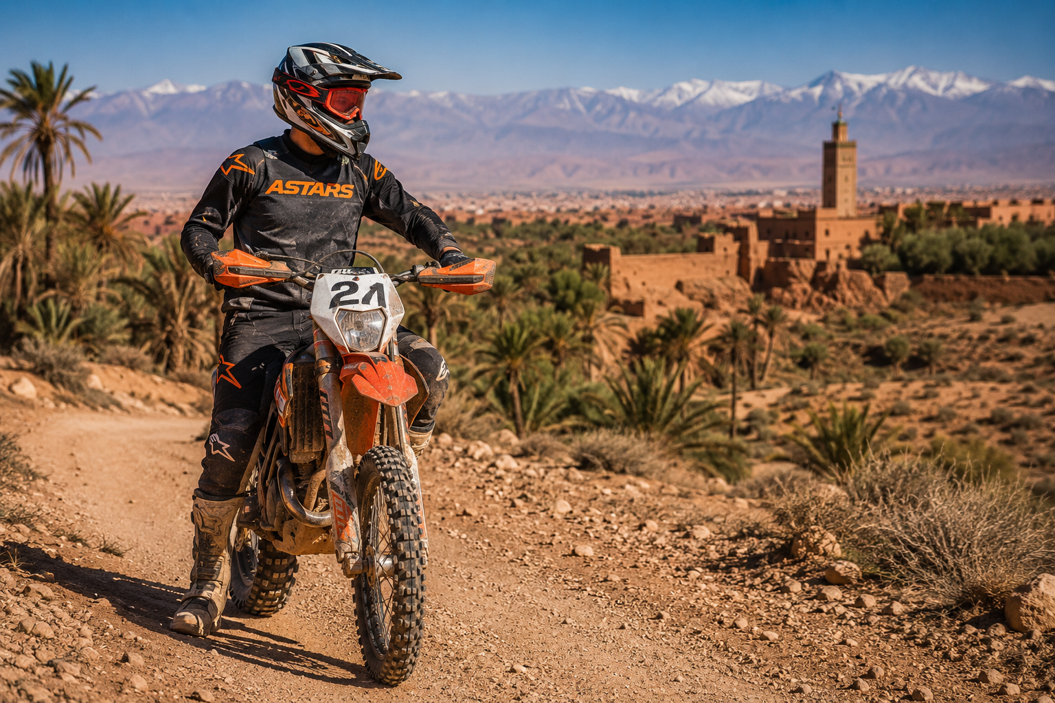 Moto tout terrain Marrakech