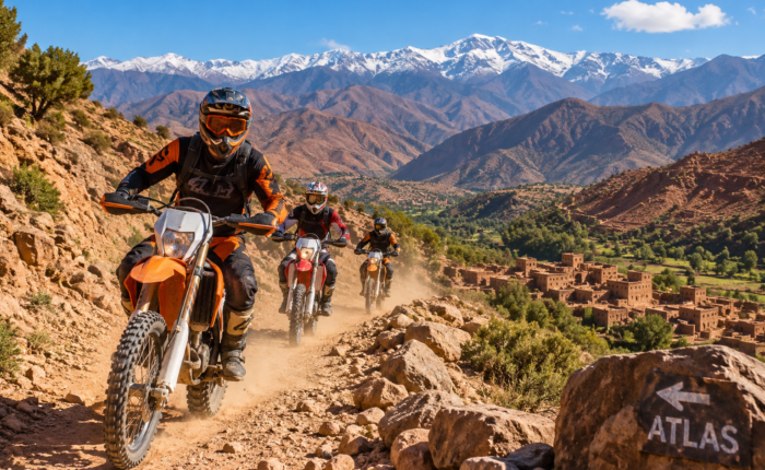 Journée moto cross Marrakech-Atlas