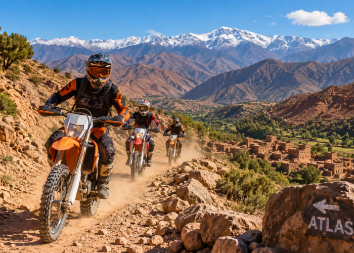 Journée moto cross Marrakech-Atlas