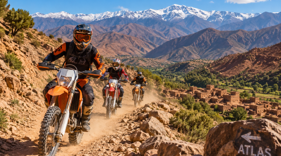 Journée moto cross Marrakech-Atlas