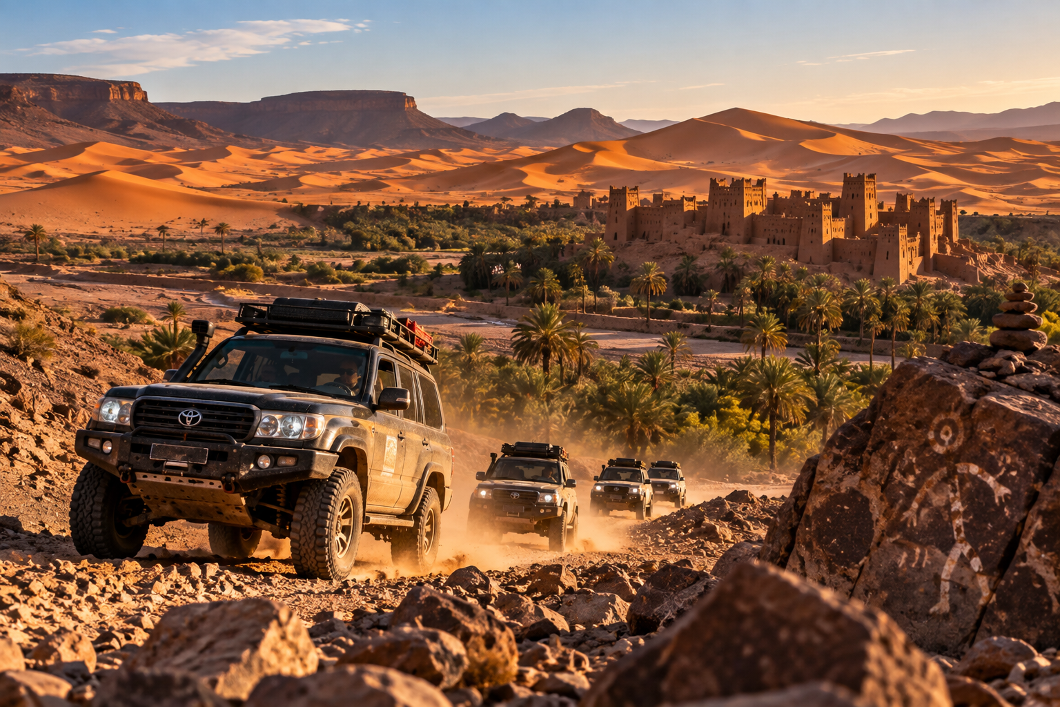 Raid désert Maroc
