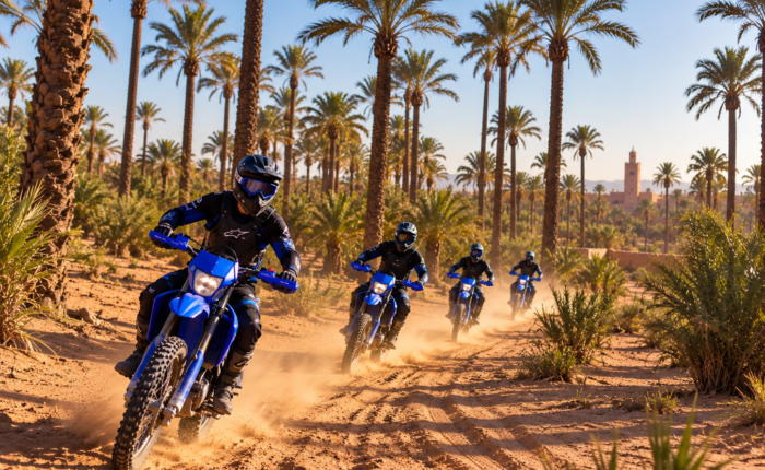 Balade motocross palmeraie Marrakech