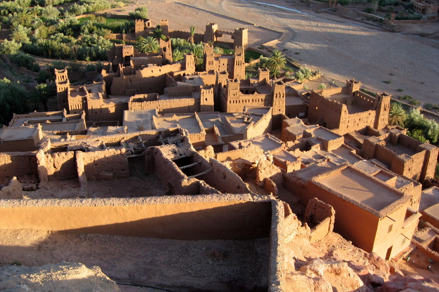 Aït Ben Haddou vu d’en haut Aït Ben Haddou vu d'en haut