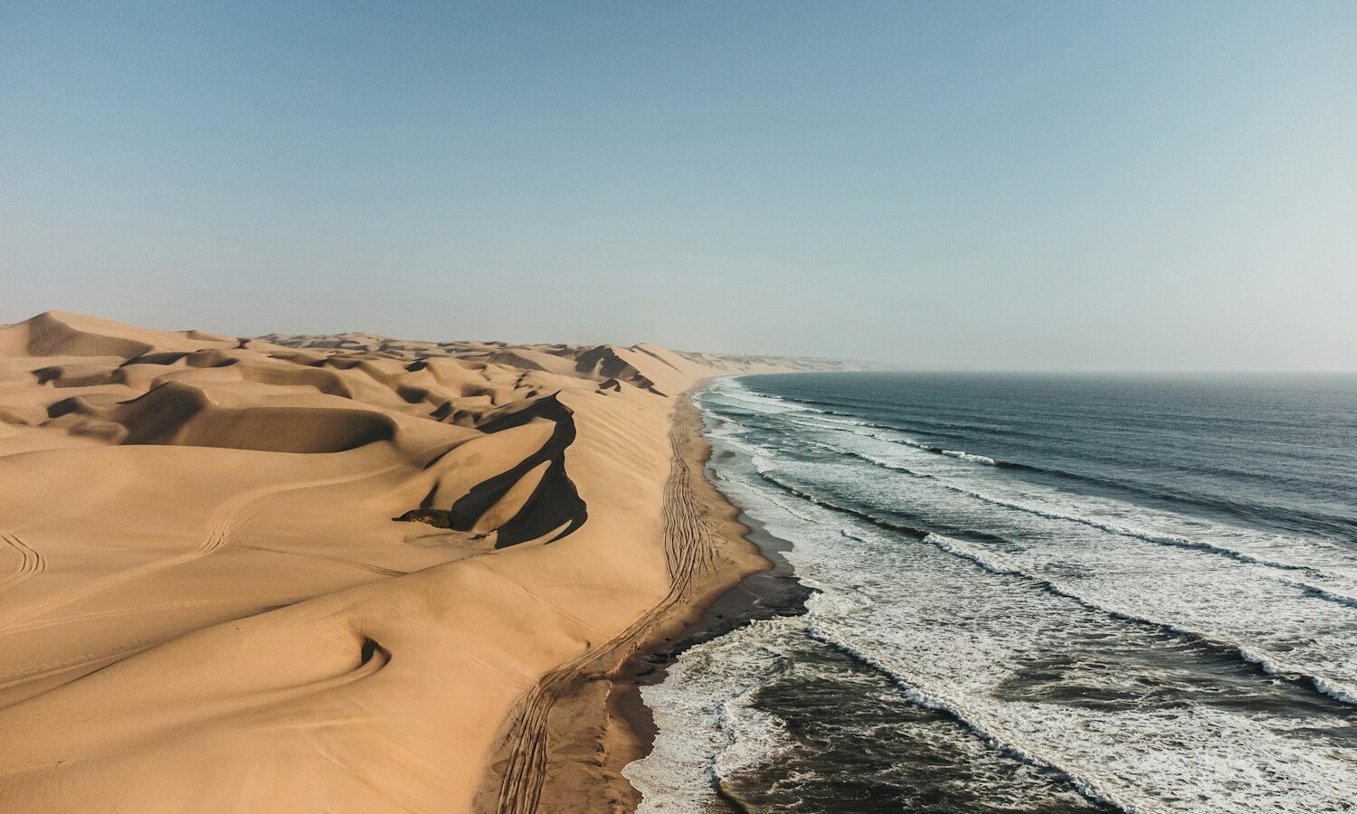 Plage et dunes au sud de Dakhla Plage et dunes au sud de Dakhla