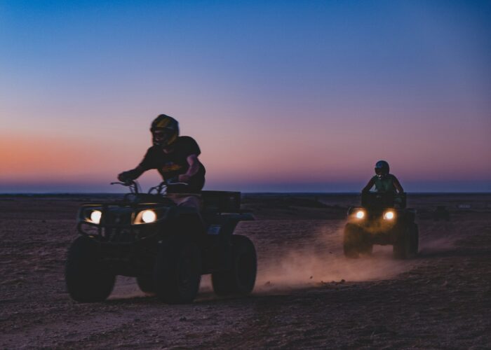 Quad Dakhla au Coucher du Soleil