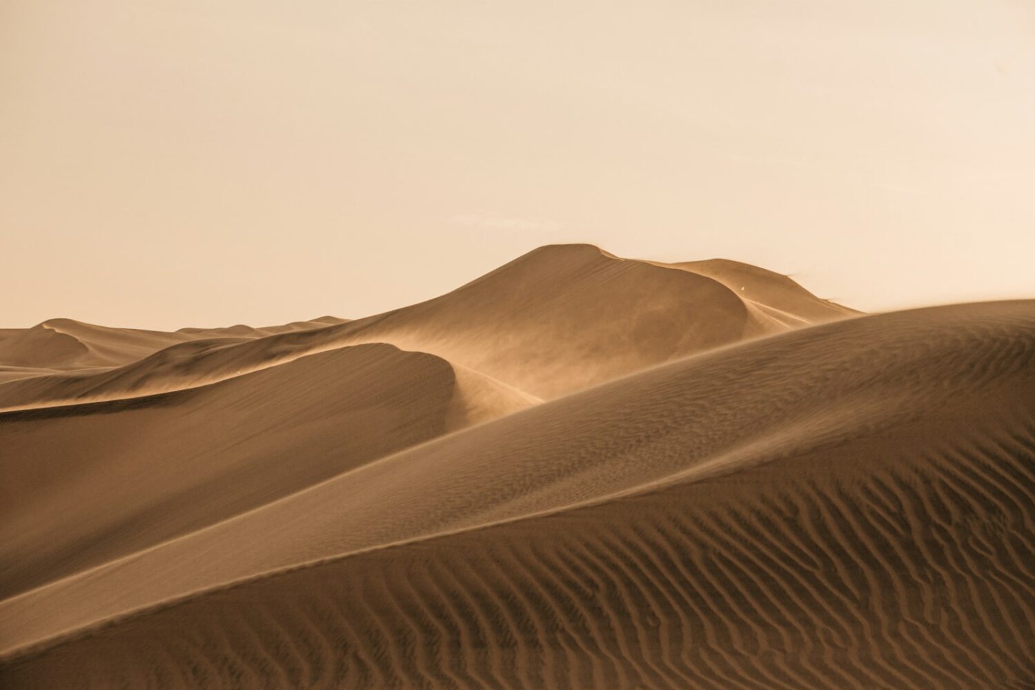 Dunes de sable du désert marocain