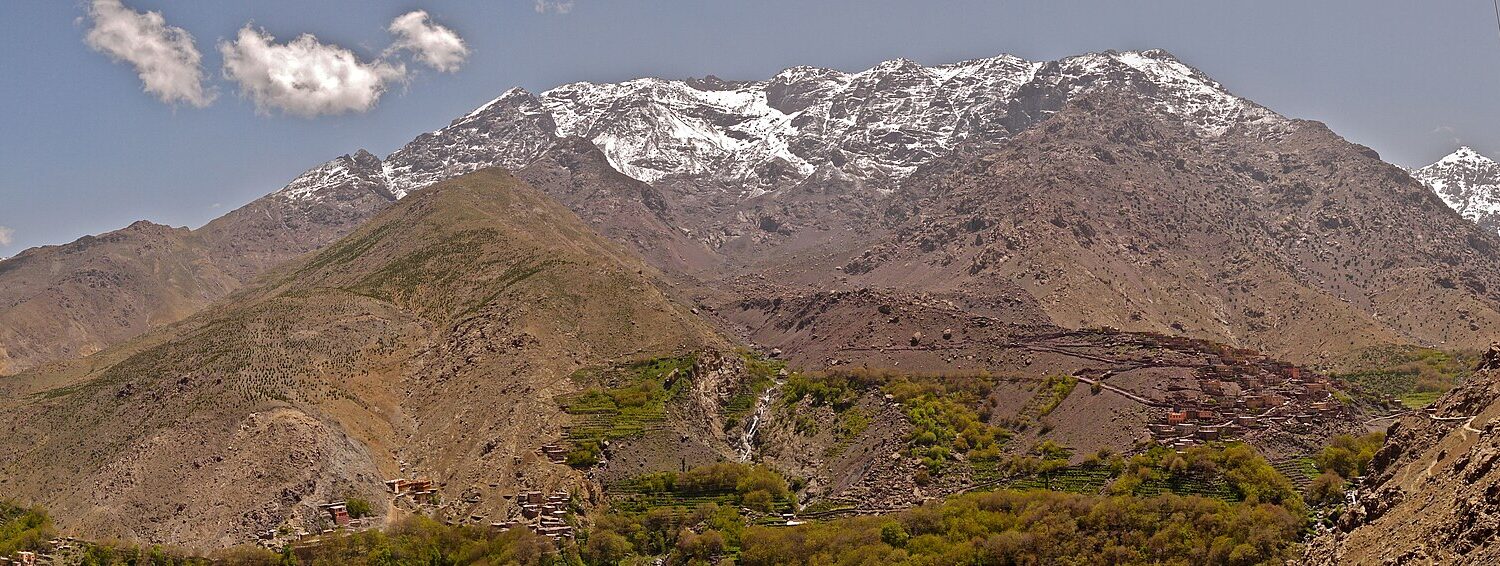 Sommets enneigés du Haut Atlas Sommets enneigés du Haut Atlas